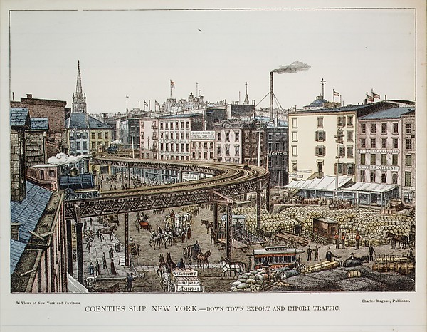 Coenties Slip, New York.--Down Town Export and Import Trading