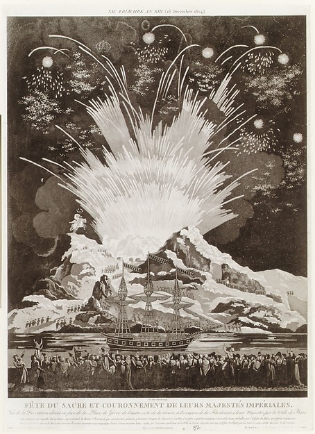 Coronation of Napoleon, Paris, December 16, 1804