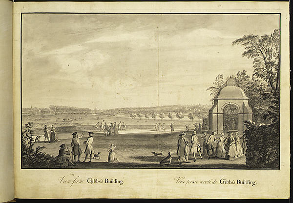 View from Gibbs's Building at Stowe, Buckinghamshire