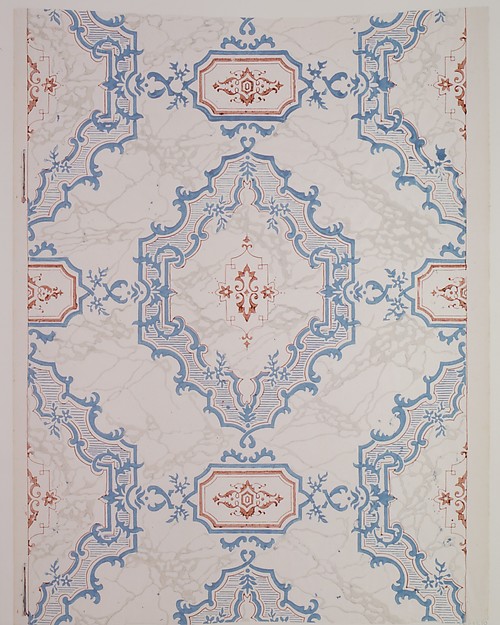 Entrance-hall Wallpaper from the Collins House