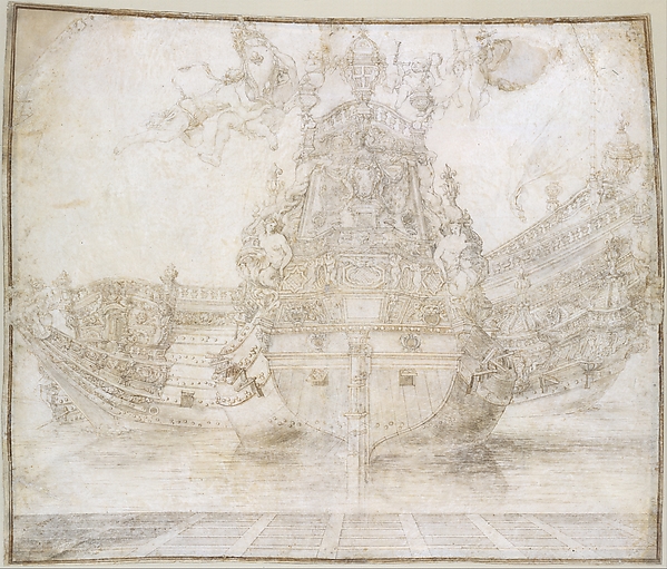 Design for the decoration of a Warship