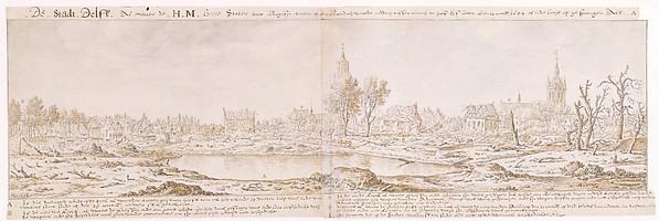 View of Delft after the Explosion of the Gunpowder Arsenal on October 12, 1654