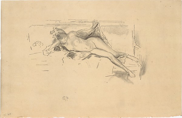 Nude Model Reclining (Nude Model Resting)