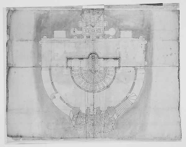 Villa Giulia, plan (composite)