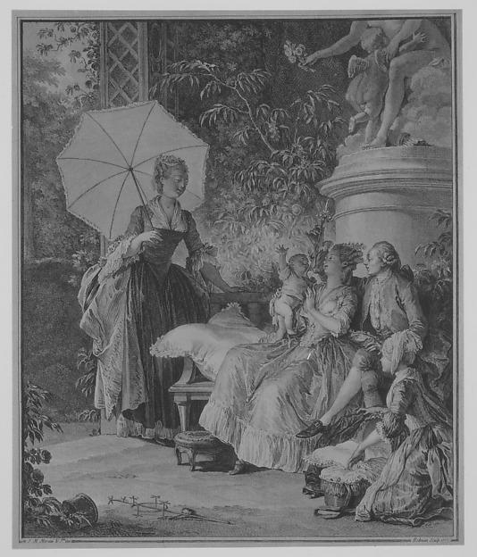 Les Délices de la Maternité (Maternal Pleasure), from "Le Monument du Costume"