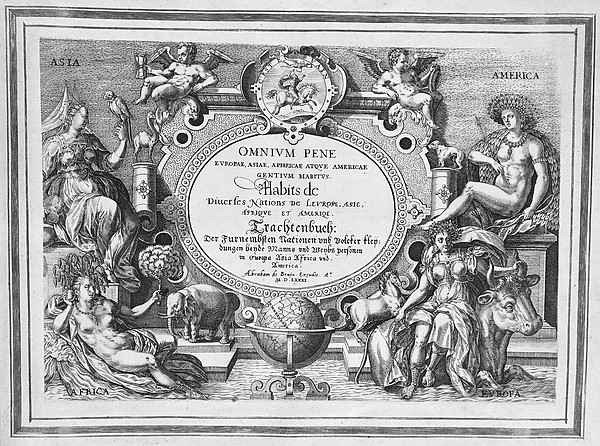 Title Page, "Omnium Pene Europae, Asiae, Aphricae atque Americae Gentium Habitus"