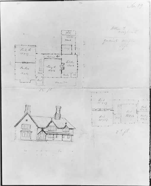 The Architecture of Country Houses; including Designs for Cottages, Farm Houses, and Villas (preview)
