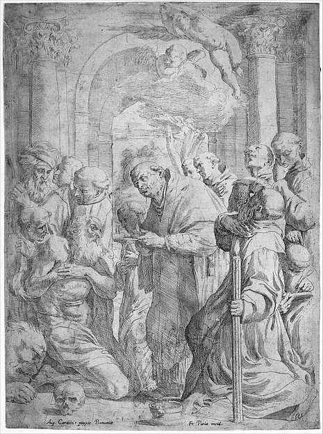 The Last Communion of Saint Jerome by François Perrier