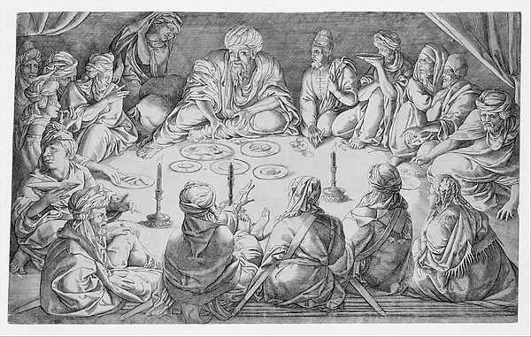 King Mulay Hasan and His Retinue at a Repast in Tunis