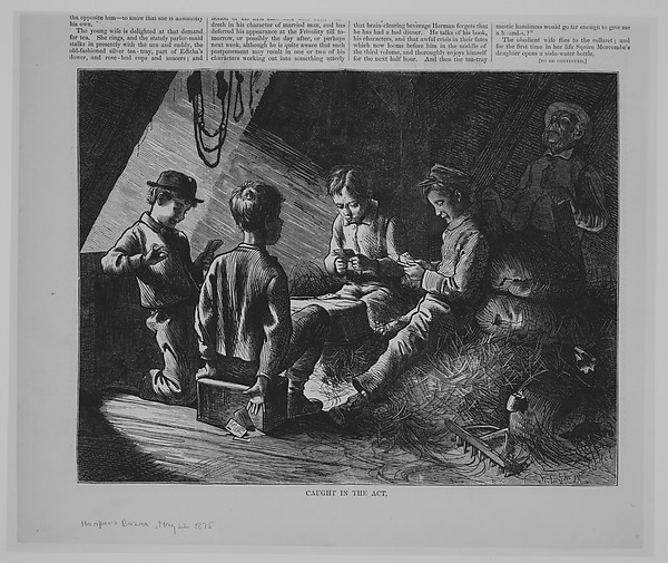 Caught in the Act (from "Harper's Bazar," Vol. VIII)