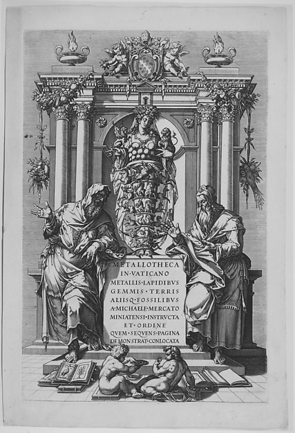 Tomb and Medals of Pope Sixtus V