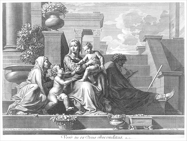 Holy Family on the Steps