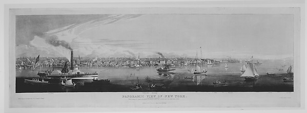 Panoramic View of New York Taken from the North River