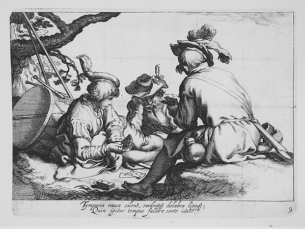 Soldiers Playing Cards, from the series Sixteen Peasant Subjects