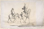 Honoré Daumier Le Printemps Annonçant Son Retour à Paris From 
