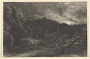 Samuel Palmer | The Early Ploughman, or The Morning Spread Upon the ...