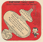 Issued by Tip Top Bakeries | Elmo Topp\u0026#39;s Magic Riddle No. 1, bakery card from the Lucky Cake ...