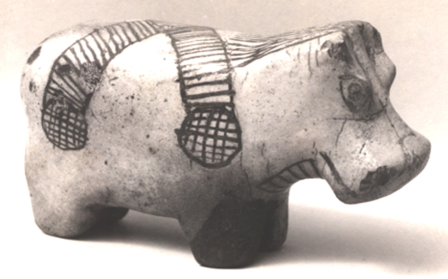 Figurine of hippopotamus | Middle Kingdom–Early New Kingdom | The ...