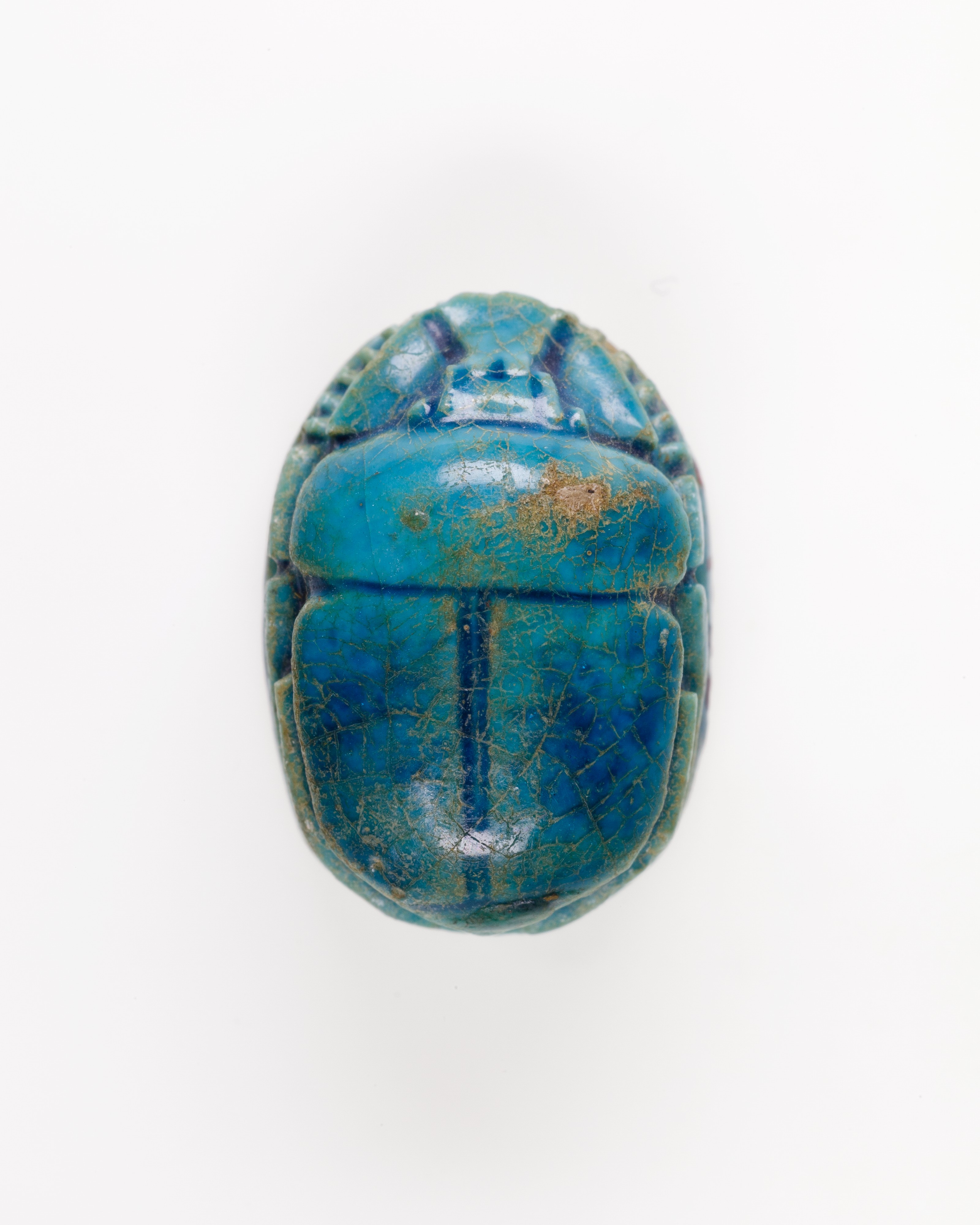 Scarab with Crucifom Lotus Flower Decoration | Middle Kingdom | The ...