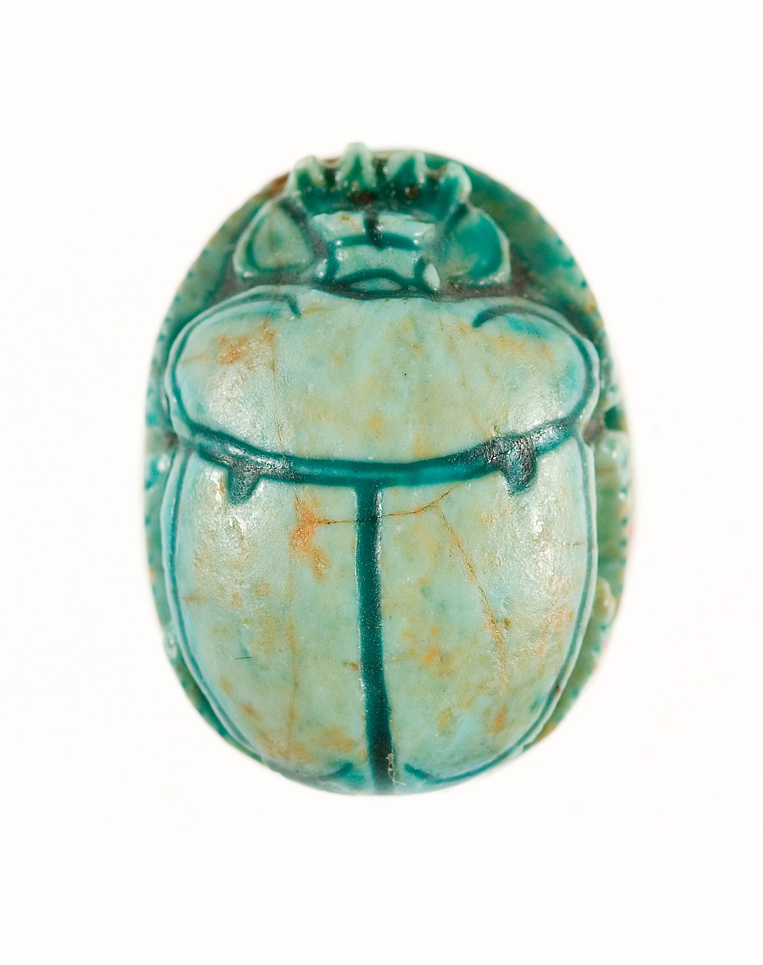 Scarab Inscribed With A Geometric Pattern 