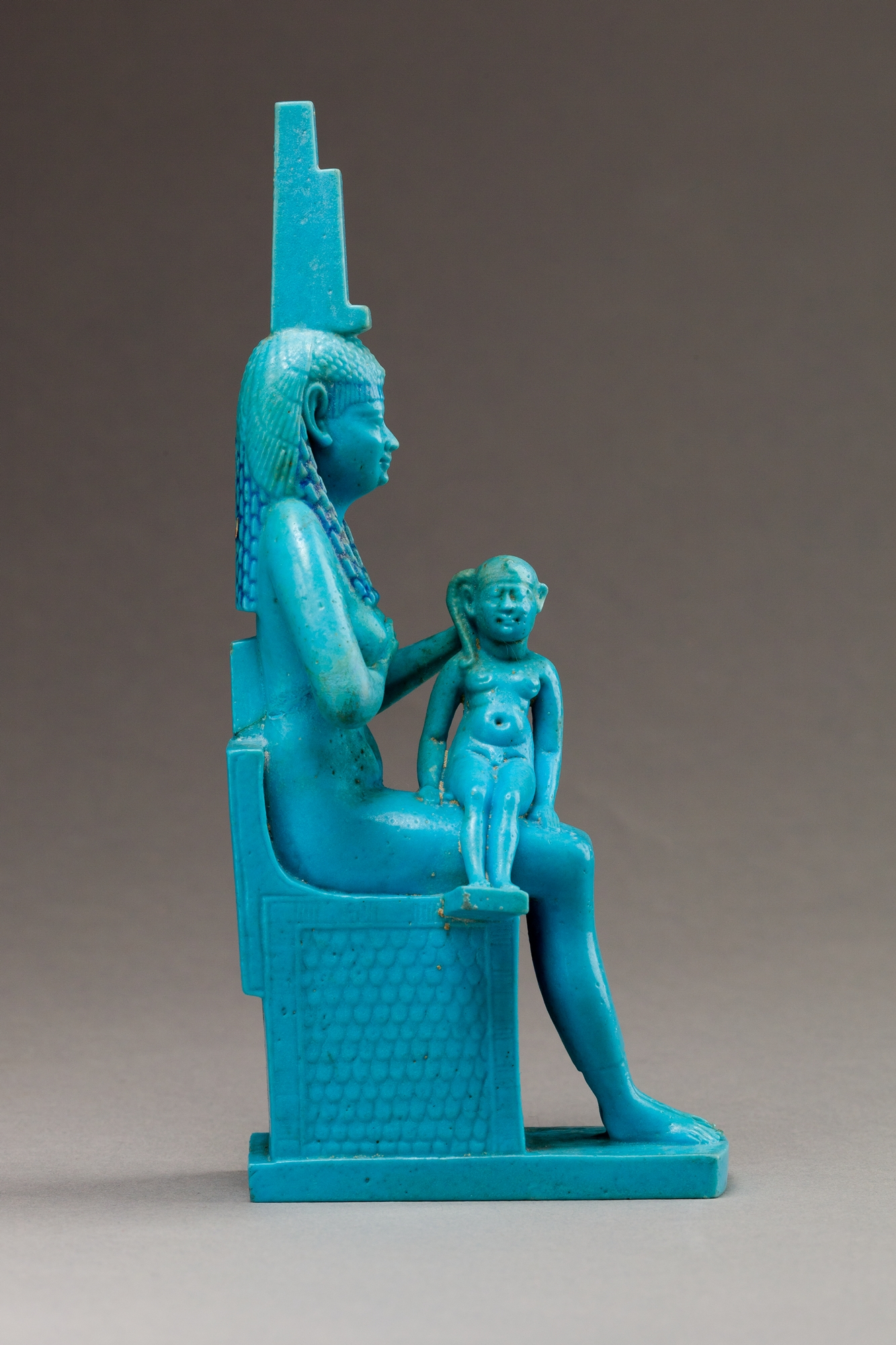 Statuette Of Isis And Horus Ptolemaic Period The Met