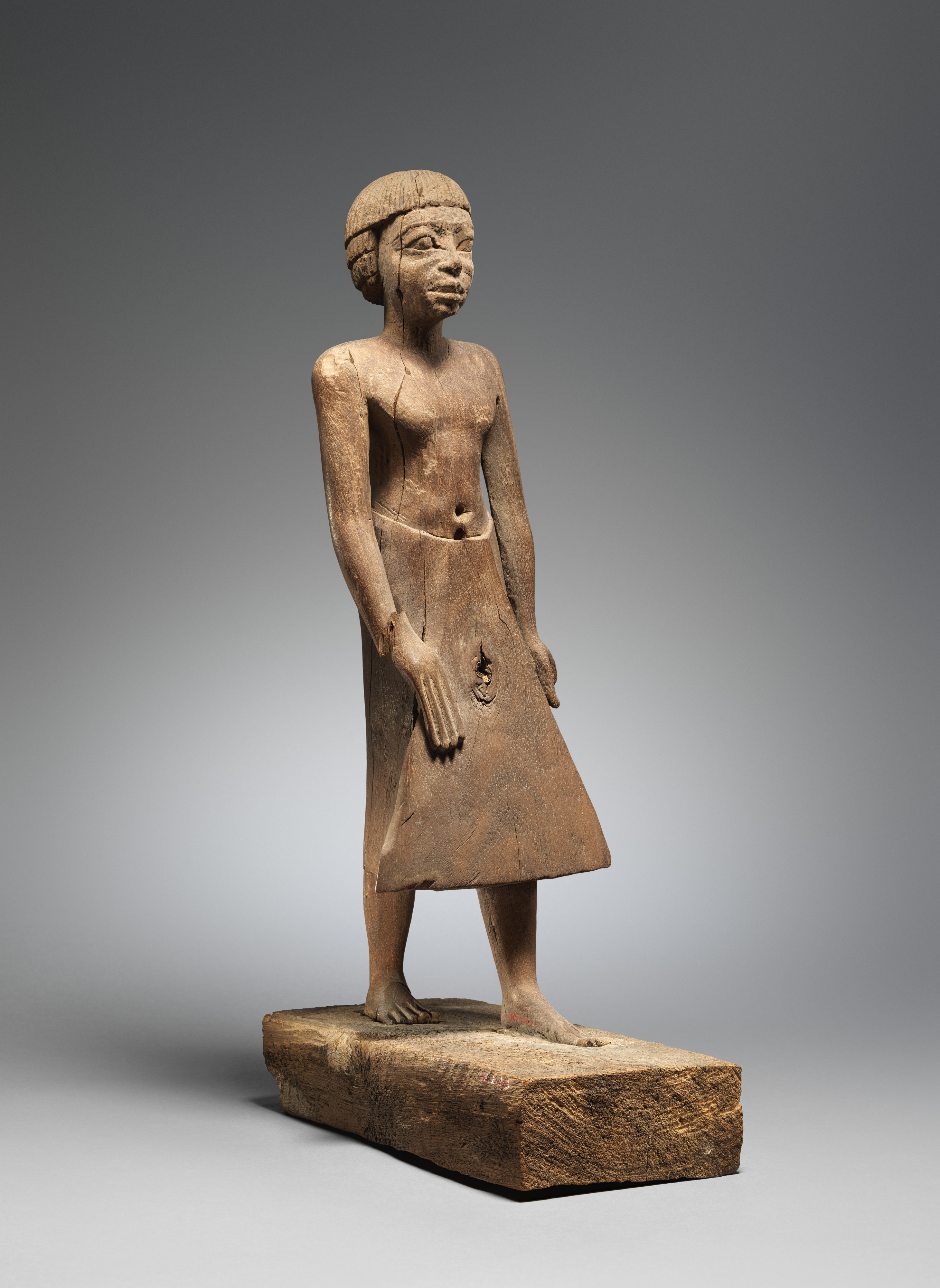 Statue of Tjeteti in middle age, Wood 