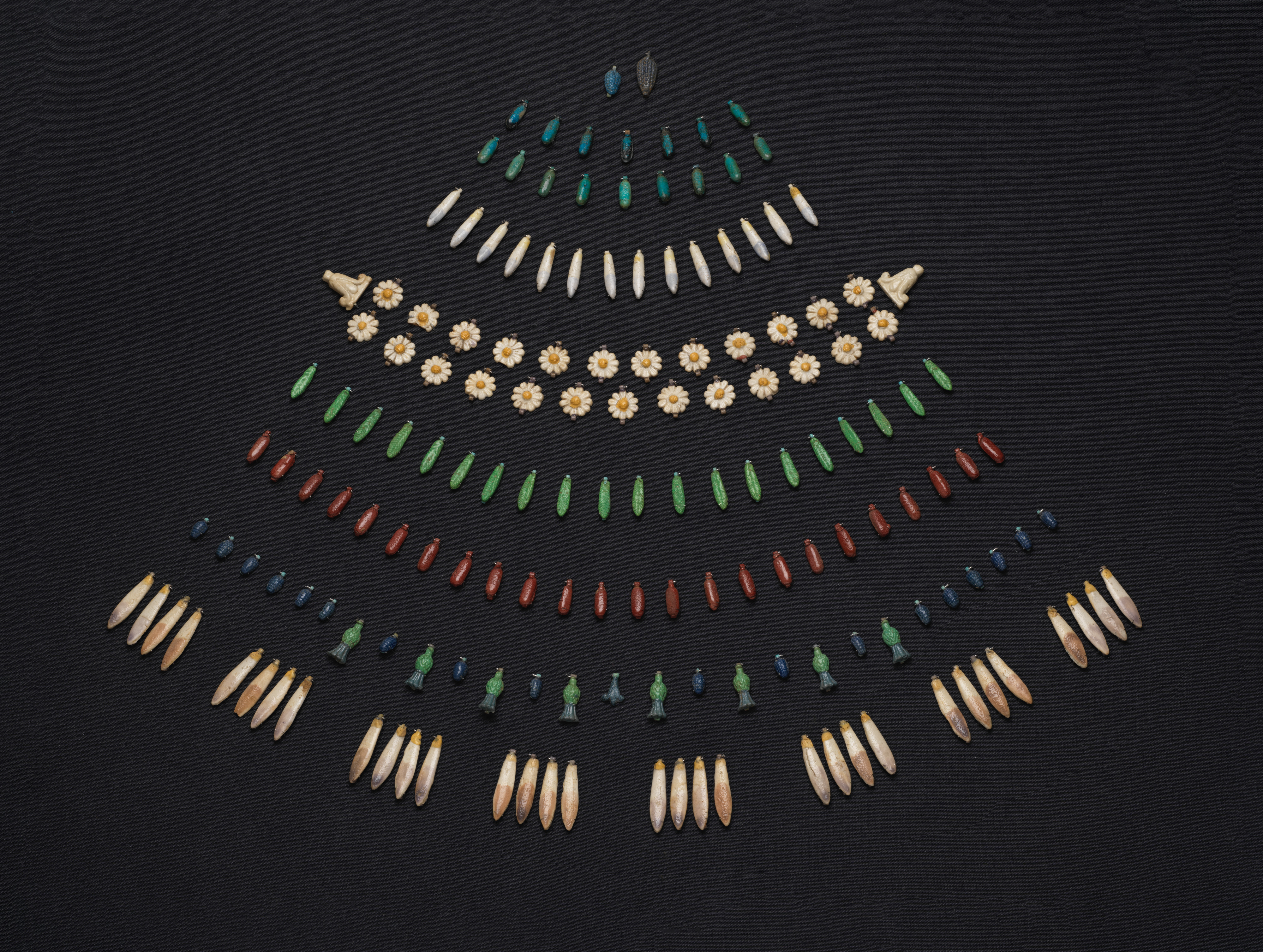 Group of 162 Elements from Broad Collars
