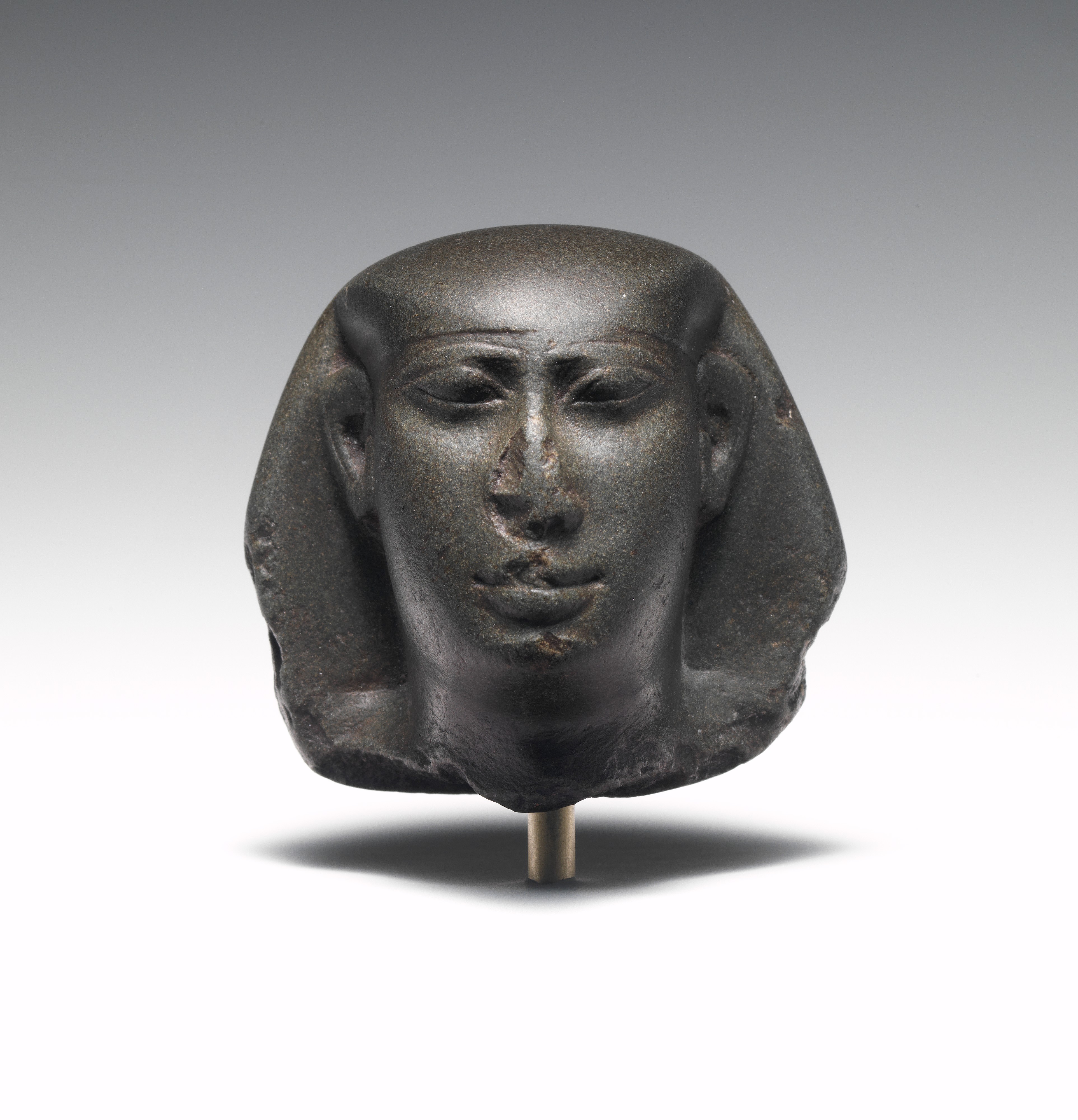 Head of King Amasis, reworked for a non-royal individual | Late Period ...
