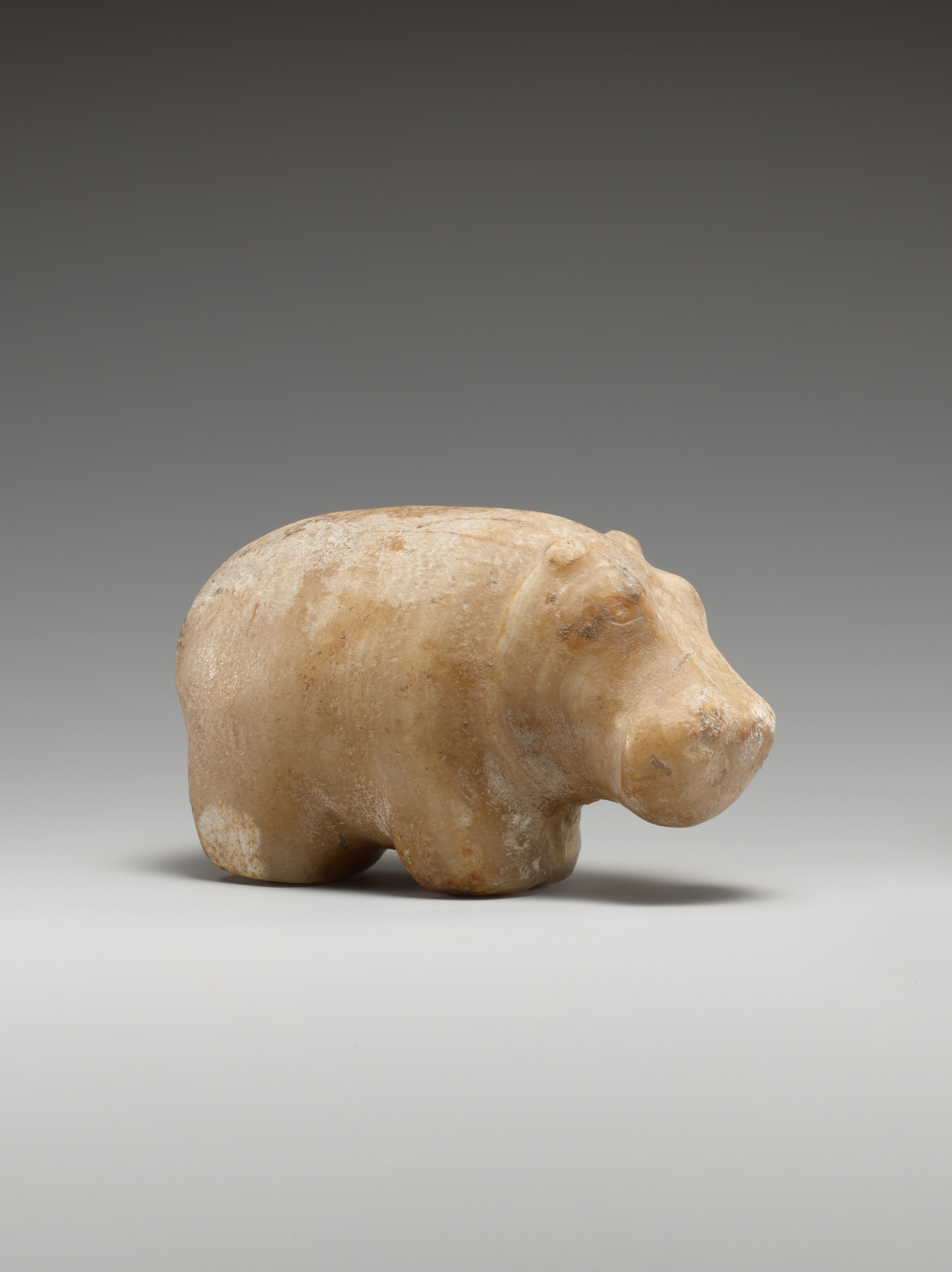 Small statuette of a hippopotamus, Early Dynastic Period