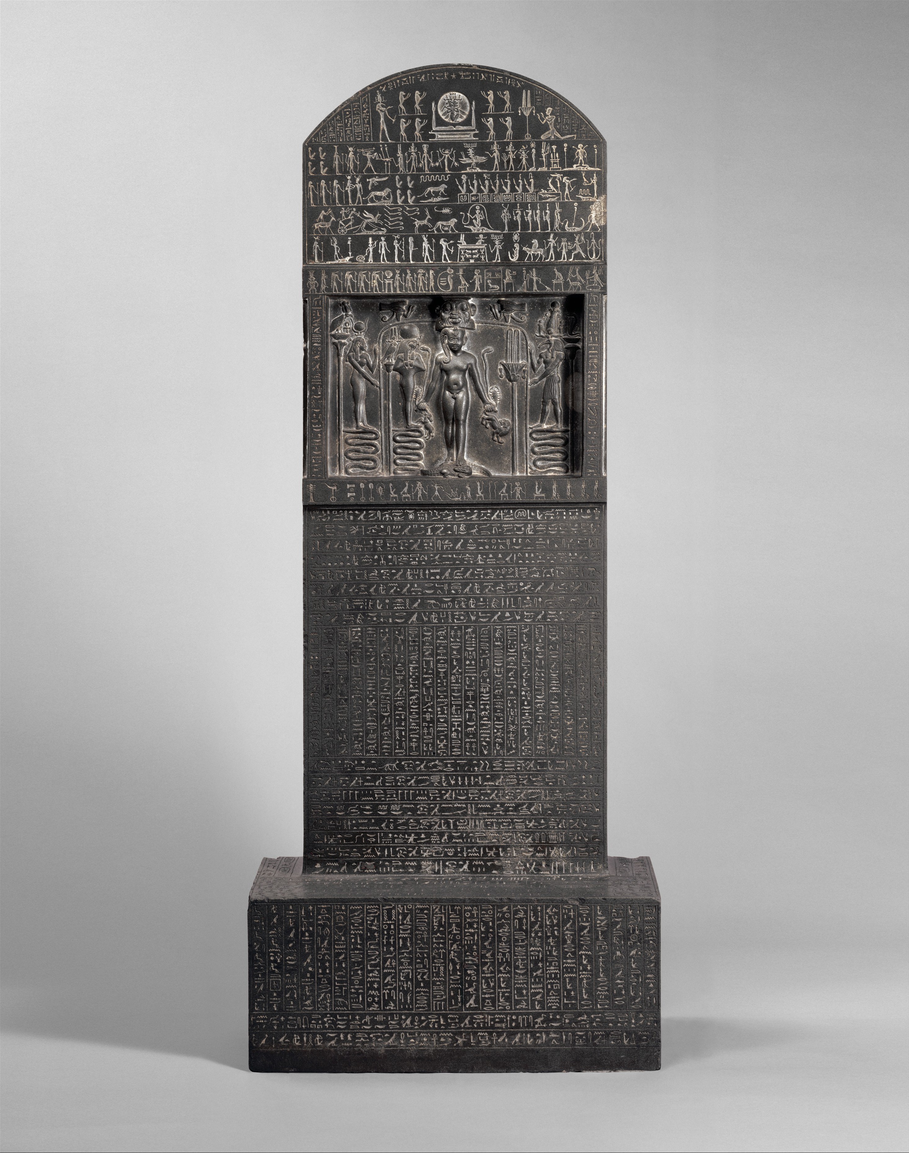 RARE ANCIENT EGYPTIAN ANTIQUE ISIS Nursing Horus Stella Stela 1970-1758 BC 