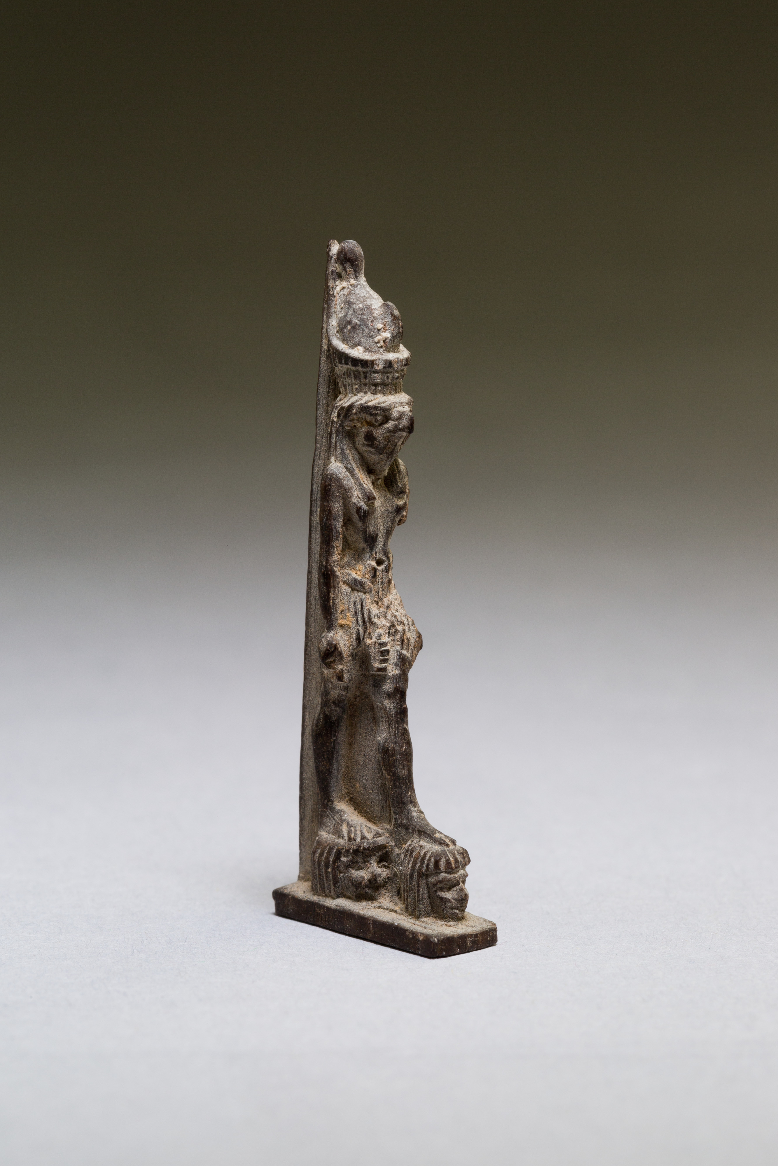 Horus standing on two captives' heads | Late Period–Ptolemaic Period ...