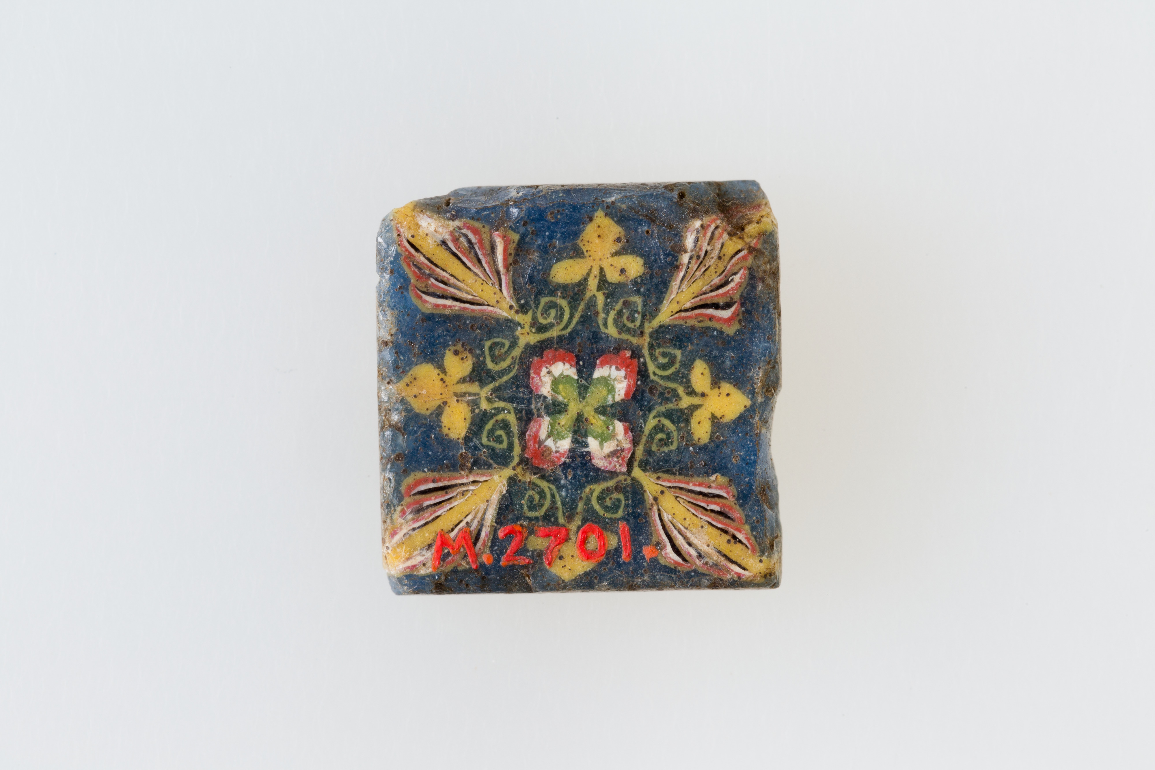 Inlay, square, palmette | Ptolemaic Period–Roman Period | The ...