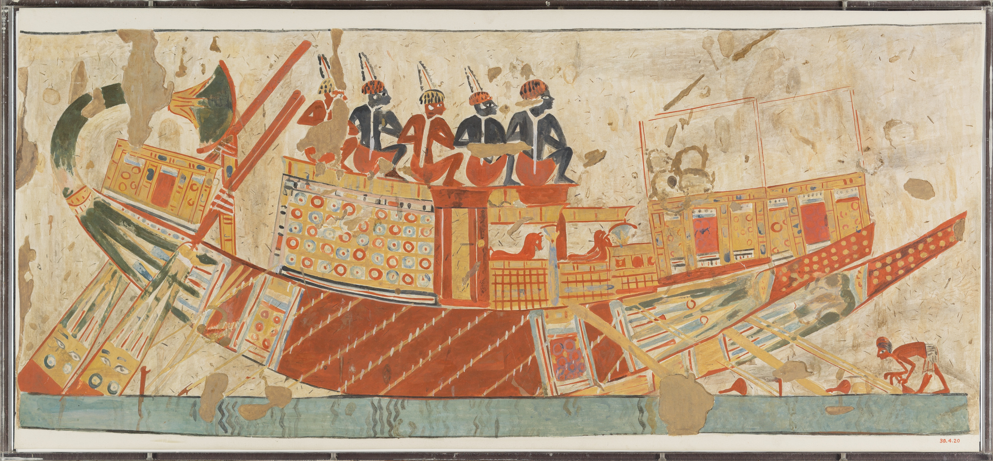 Charles K Wilkinson Boat Carrying Captives From Nubia Tomb Of Huy Twentieth Century
