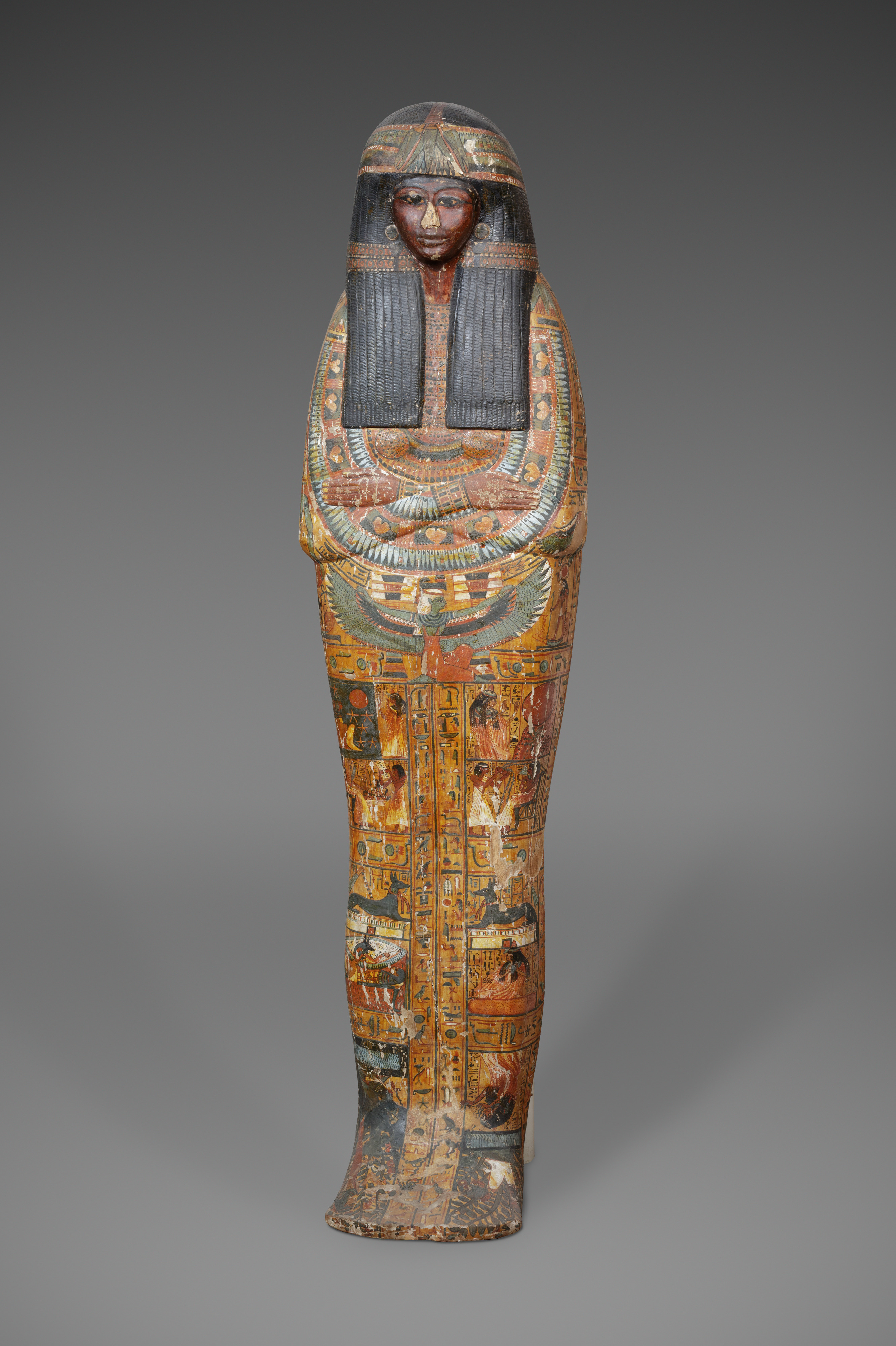 Coffin of the Lady of the House, Iineferty, New Kingdom, Ramesside