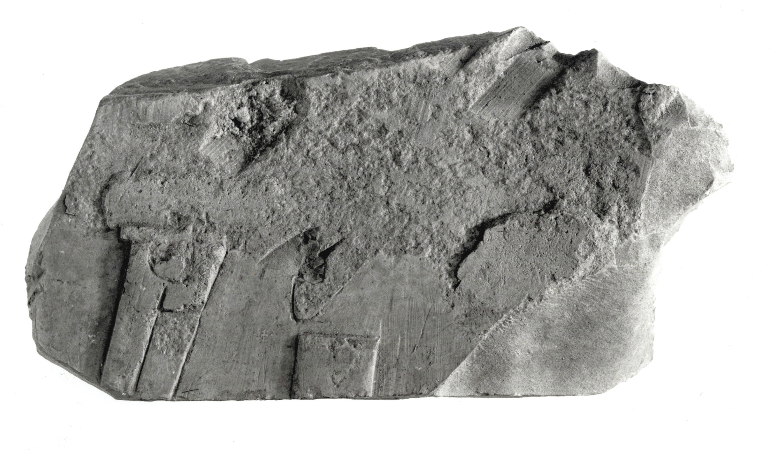 Raised relief fragment