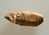 Clay jar sealing impressed faintly with name of Khasekhemwy, Clay (unfired)