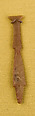 Notched projectile point with transverse tip, Flint