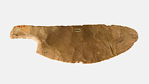 Bifacial knife with handle, Flint