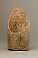 Pottery vase with inscription labeling a royal estate, Pottery, ink
