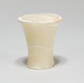 Ointment jar, Travertine (Egyptian alabaster)