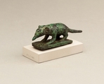 Figure of a Shrew, Cupreous metal