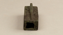 Shrine box, lizard, Cupreous metal