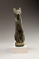 Statuette of cat, Cupreous metal