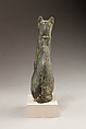 Statuette of cat, Cupreous metal
