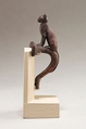 Cat on a handle, Cupreous metal