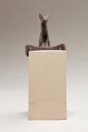 Cat on a handle, Cupreous metal