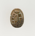 Scarab, Steatite (glazed)