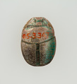 Scarab, Steatite (glazed)