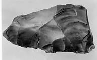 Biface, commonly referred to as a hand ax, Flint