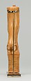 Furniture leg in shape of bull's leg, Hippopotamus ivory